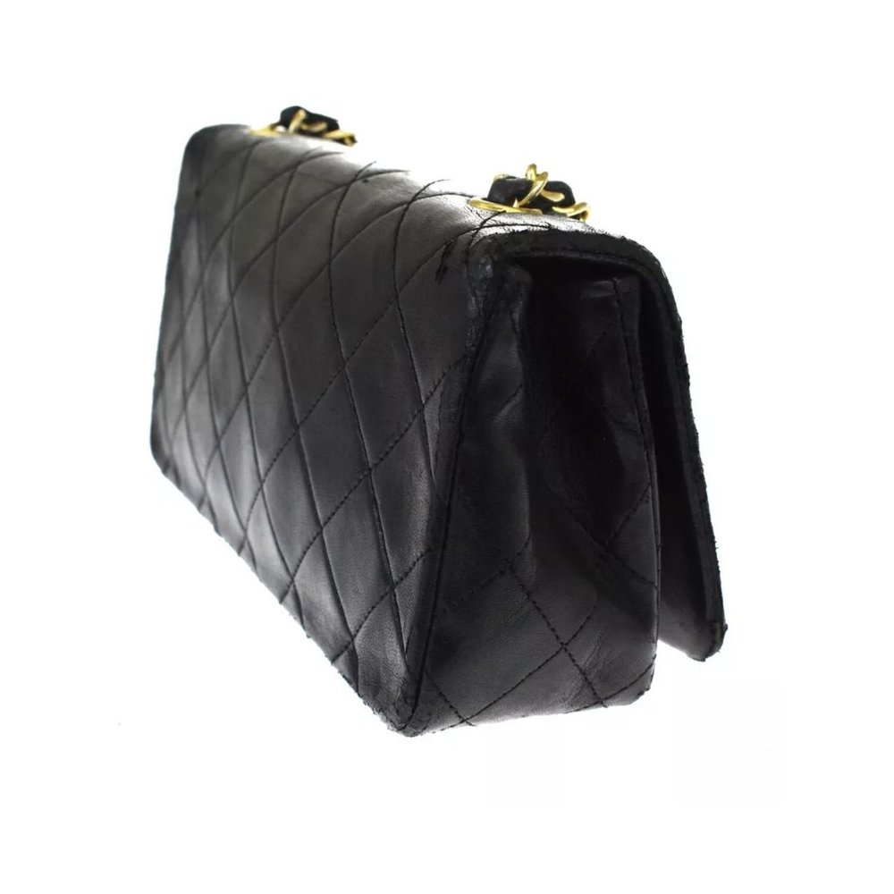 Vintage CHANEL Black Lambskin Quilted Mini Flap Bag 1280517 - $500 OFF FLASH SAL - Picture 5 of 16